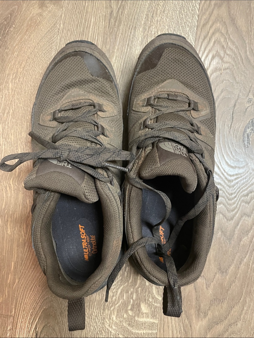 The North Face Men's Brown Lace-Up Trail Sneakers